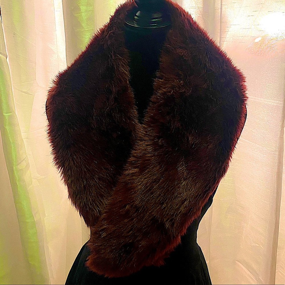 wrap scarf in burgundy